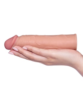 Lovetoy X-Tra Soft Realistik Uzatmalı Dolgulu Ten Rengi Penis Kılıfı