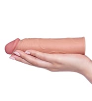 Lovetoy X-Tra Soft Realistik Uzatmalı Dolgulu Ten Rengi Penis Kılıfı
