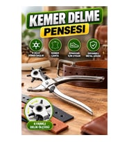 6 Uçlu Döner Başlıklı Delme Pensesi – Kemer, Çanta ve Ayakkabı İçin