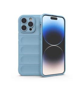Newface Apple iPhone 14 Pro Kılıf Optimum Silikon - Sky Blue