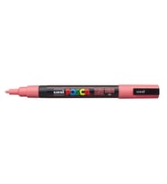 UNİ POSCA SU BAZLI POSTER MARKER 0.9-1.3 MERCAN PEMBE PC-3M