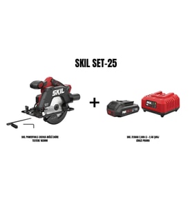SKIL Set-25 (SKIL POWERTOOLS 3551CA AKÜLÜ DAİRE TESTERE 165MM+2,0Ah Li + 2.4A ŞARJ CİHAZI PROMO)