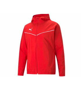 Puma Teamrise All Weather Jacket Erkek Futbol Antrenman Ceketi 65739601 Kırmızı