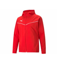 Puma Teamrise All Weather Jacket Erkek Futbol Antrenman Ceketi 65739601 Kırmızı