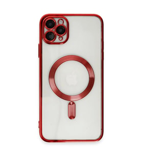 Apple iPhone 11 Pro Max Kılıf Kross Magneticsafe Kapak - Kırmızı