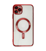 Apple iPhone 11 Pro Max Kılıf Kross Magneticsafe Kapak - Kırmızı