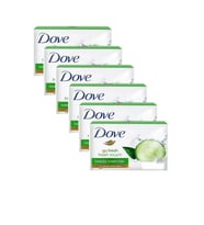 Dove Beauty Cream Bar Katı Güzellik Sabunu Fresh Touch Nemlendirici Etkili 90 g x6