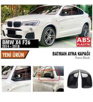 Bmw X4 Yarasa Ayna Kapağı Batman Parlak Siyah Piano Black