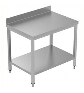 Electrolux Professional Sırtlı Çalışma Tezgahı, Taban Raflı - 1000 Mm, Plus LSGTG1010E