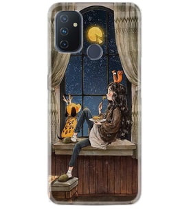Kılıfland One Plus Nord N10 Kılıf Desenli Silikon Resimli Kapak Ananas Camera Glass Kılıf 1358