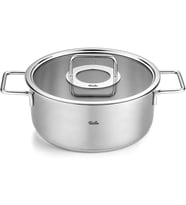 Fissler Pure Collection Cam Kapak Kısa Tencere 24 Cm