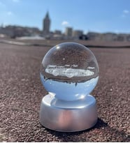 Cam Küre Gezegenler Led Işıklı Standlı