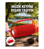 Mey İthalat® Çevreleyen Sesli RGB Destekli Kablosuz Taşınabilir Hoparlör Yeni Nesil