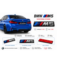 BMW M5 Yapıştırma Sticker / Logo Plastik Aparatı – Kaliteli ve Şık Tasarım!