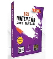 karakök yayınları KAREKÖK YAYINLARI 8. SINIF LGS MATEMATİK SORU BANKASI (Çok Renkli)