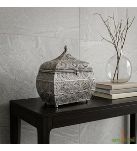 PANALI PNL-MG127 L BLACK METAL DEKORATİF KUTU