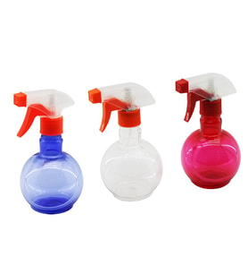 350ML RENKLİ ŞEFFAF TOMBUL - PLASTİK BOŞ SPREY PÜSKÜRTÜCÜ ŞİŞE (5343)