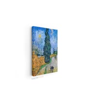 Dikey Kanvas Tablo Salon Duvar Tablosu Vangogh 27 Yeni Ev Hediyesi Ofis Tablosu