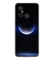 Xiaomi Redmi 12C Kılıf Resimli Desenli Silikon Platinium Series Midnight Moon 1802