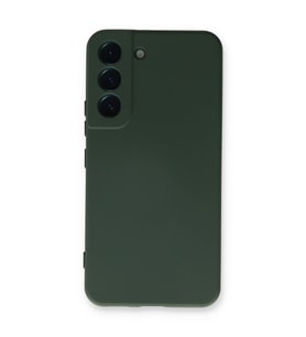Samsung Galaxy S23 Plus Kılıf Nano İçi Kadife Silikon - Koyu Yeşil
