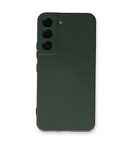 Samsung Galaxy S23 Plus Kılıf Nano İçi Kadife Silikon - Koyu Yeşil