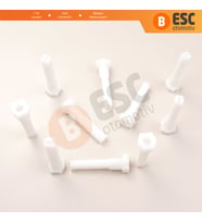 10 Adet Cam Kriko İndirme Kaldırma Mekanizma Kablo Ucu Halat Dübeli Tip BCP057