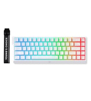 MCHOSE Ace68 E-sport White Topographic %65 Hall Effect Uranus Manyetik Switch eSports RGB Hotswap Mekanik Gaming Klavye (MC-Ace68-16)