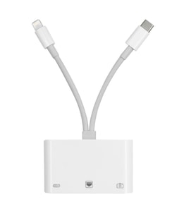 ZR814 Lightning Type-C Ethernet Camera Adaptör (Standart)
