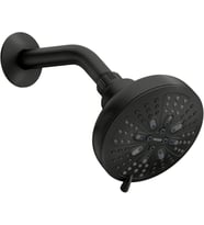 Moen 200W0Bl Hydro Energetix Sekiz Fonksiyonlu 12,7 Cm Çap Sprey Başlığı Standart, Mat Siyah (Çok Renkli)