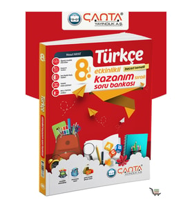 Çanta Yayınları 8. Sınıf Türkçe Etkinlikli Kazanım Soru Bankası Çanta Yayınları (Çok Renkli)