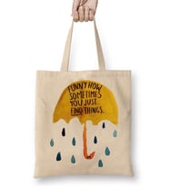 How İ Meet You Mother Umbrella Bez Çanta Uzun Saplı
