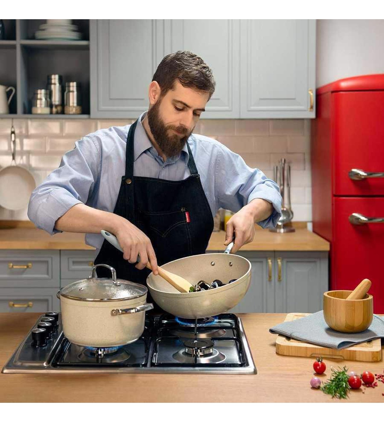 Korkmaz Granita wok tava