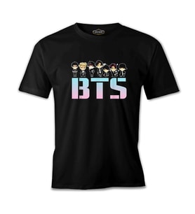 BTS - Guys Siyah Erkek Tshirt