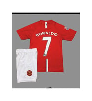 Cristiano Ronaldo 2008 Moskova Finali Manchester/United Çocuk Forması 4'lü Set747445 (Kırmızı)