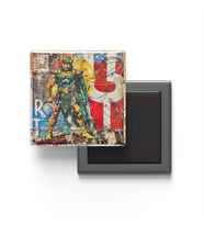 Loki - Baskılı Buzdolap Magneti Kare - 9x9 cm
