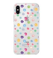PrintiFy Apple  iPhone XS Max ile Uyumlu 1mm Slim Fit Water Color 6 Baskılı Şeffaf  Kılıf