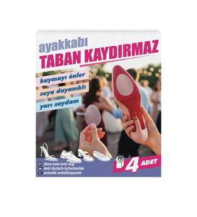 Ayakkabı Kaydırmaz Bant Kaymayı Önler Suya Dayanıklıdır Şeffaf 4 Ad