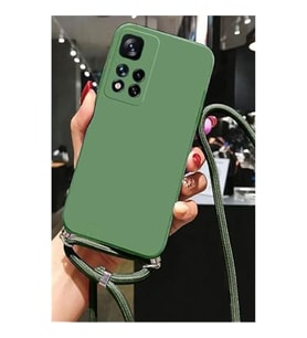 Coverzone Samsung Galaxy S25 Edge ile Uyumlu ?pli Boyun Ask?l? Silikon K?l?f Kadife ?� Yap?l? Dulcet Epiphany boyun �apraz as?labilen ?pli K?l?f Ye?il