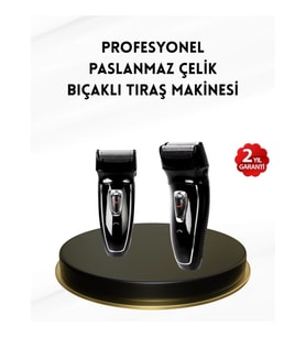 Mey İthalat® Uzun Pil Ömürlü Şarjlı Tıraş Makinesi – Hızlı Şarj, Ergonomik Tasarım, Çok Yönlü Kullan