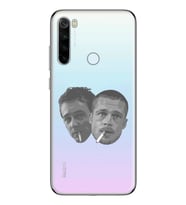 Redmi Note 8 Uyumlu Fight Club Desenli Şeffaf Telefon Kılıfı