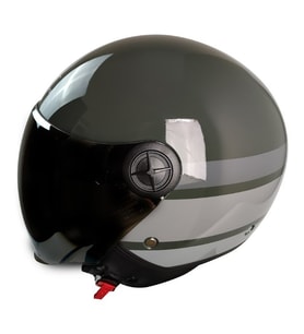 FX101 Nardo Silver Motosiklet Kaskı Yarım Açık Motorcu Kask