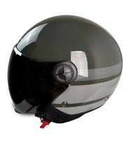 FX101 Nardo Silver Motosiklet Kaskı Yarım Açık Motorcu Kask