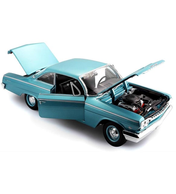 Maisto 1962 Chevy Bel Air 1/18 Model Araba Mavi