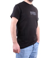 Dagoster DMG23-211676 Siyah Günlük Bisiklet Yaka Erkek Tişört