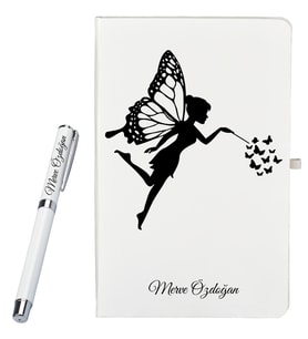 Kişiye Özel Defter ve Roller Kalem Hediye Seti