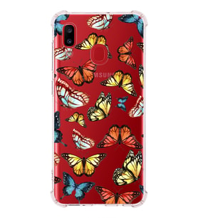 PrintiFy Samsung Galaxy A30 Uyumlu Water Color 2 Baskılı Şeffaf Köşe Korumalı Antişok Kılıf