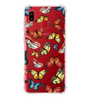 PrintiFy Samsung Galaxy A30 Uyumlu Water Color 2 Baskılı Şeffaf Köşe Korumalı Antişok Kılıf