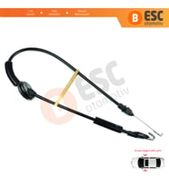 VW Passat B5 B5.5 1996-2005 Skoda Superb B5 3U 2001-2008 3U0837085 İçin Ön Kapı İç Açma Teli