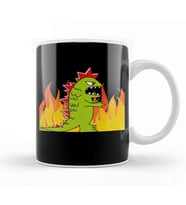Angry Godzilla Kupa Bardak Porselen