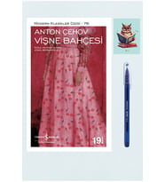 Vişne Bahçesi - Anton Pavloviç Çehov 9786053327608 İş Bankası Kültür - (KALEM VE NOT DEFTERLİ) (Renksiz)